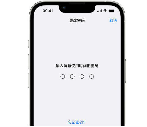 亳州iPhone屏幕维修分享iPhone屏幕使用时间密码忘记了怎么办 