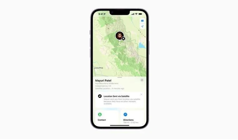 亳州苹果14维修分享iPhone14系列中 FindMy功能通过卫星分享位置方法教程 